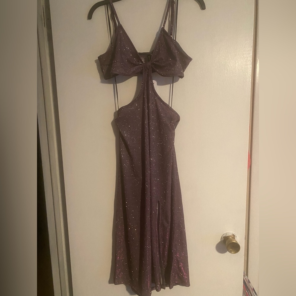 Purple sparkly dress